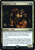 Faunsbane Troll (PRE-203) - Wilds of Eldraine Promos Foil