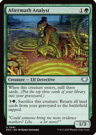 Aftermath Analyst (EOC-091) - Commander: Edge of Eternities