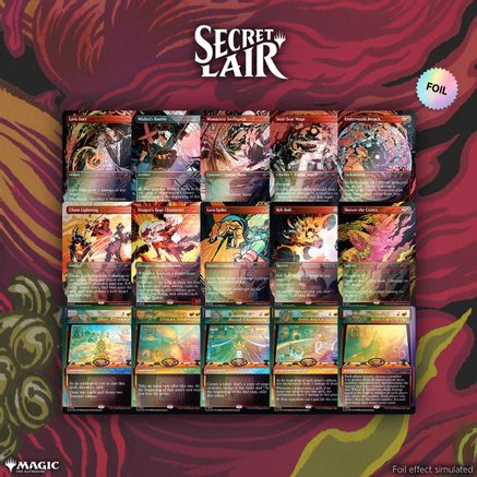 Secret Lair Drop: Burn ‘Em All Bundle - Rainbow Foil Edition