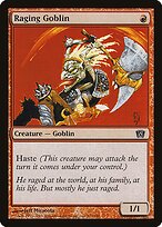 Raging Goblin (8ED-212★) - 8th Edition Foil