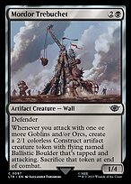 Mordor Trebuchet (LTR-097) - The Lord of the Rings: Tales of Middle-earth Foil