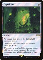 Caged Sun (Surge Foil) (40K-231) - Warhammer 40,000 Commander Foil
