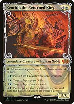 Kenrith, the Returned King (Halo Foil) (MUL-134) - Multiverse Legends: (Showcase) Foil