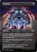 Unearth (Borderless) (2X2-357) - Double Masters 2022 Foil