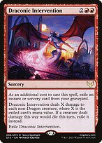 Draconic Intervention (STX-096) - Strixhaven: School of Mages