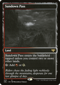 Sundown Pass (DBL-533) - Innistrad: Double Feature Foil