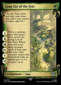 Long List of the Ents (Showcase Scrolls) (LTR-625) - The Lord of the Rings: Tales of Middle-earth: (Showcase) Foil