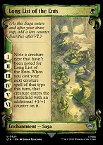 Long List of the Ents (Showcase Scrolls) (LTR-625) - The Lord of the Rings: Tales of Middle-earth: (Showcase)