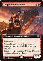 Dragonkin Berserker (Extended Art) (KHM-357) - Kaldheim: (Extended Art) Foil