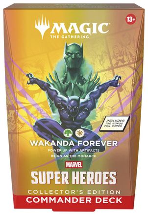 PREORDER Marvel Super Heroes Commander Deck - Wakanda Forever (Collectors Edition)