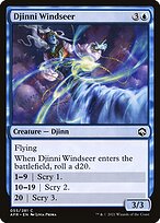 Djinni Windseer (AFR-055) - Adventures in the Forgotten Realms Foil
