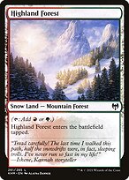 Highland Forest (KHM-261) - Kaldheim: (snow) Foil