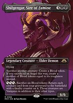 Shilgengar, Sire of Famine (Borderless) (MH3-366) - Modern Horizons 3 Foil