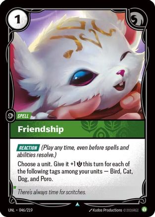 Friendship (046/219) - Unleashed Foil