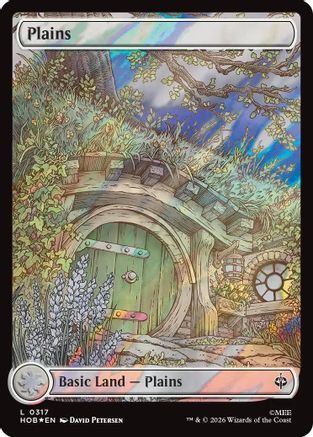 Plains (0317) (Surge Foil) (HOB-317) - The Hobbit Foil