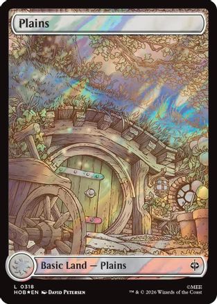 Plains (0318) (Surge Foil) (HOB-318) - The Hobbit Foil