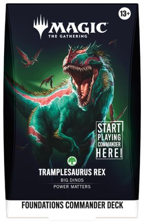 PREORDER Foundations Commander Deck - Tramplesaurus Rex