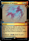 Summons of Saruman (Showcase Scrolls) (LTC-480) - Tales of Middle-earth Commander: (Showcase) Foil