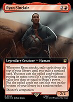 Ryan Sinclair (Extended Art) (WHO-390) - Doctor Who: (Extended Art) Foil