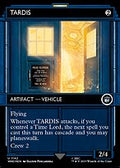 TARDIS (Showcase) (Surge Foil) (WHO-1142) - Doctor Who: (Showcase) (Borderless) Foil
