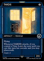 TARDIS (Showcase) (Surge Foil) (WHO-1142) - Doctor Who: (Showcase) (Borderless) Foil