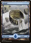 Island (258) - Full Art (BFZ-258) - Battle for Zendikar Foil