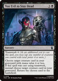 Too Evil to Stay Dead (MSH-118) - Marvel Super Heroes Foil