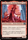 Scarlet Witch, Wanda Maximoff (MSC-855) - Commander: Marvel Super Heroes