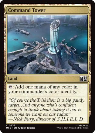 Command Tower (MSC-233) - Commander: Marvel Super Heroes