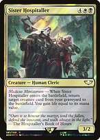 Sister Hospitaller (Surge Foil) (40K-141) - Warhammer 40,000 Commander Foil