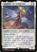 Celestine, the Living Saint (Surge Foil) (40K-010) - Warhammer 40,000 Commander Foil
