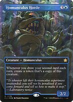 Homunculus Horde (Borderless) (Mana Foil) (FDN-376) - Foundations Foil