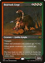 Boartusk Liege (Foil Etched) (2X2-479) - Double Masters 2022 Foil