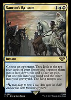 Sauron's Ransom (LTR-225) - The Lord of the Rings: Tales of Middle-earth Foil