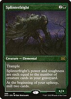Splinterfright (Foil Etched) (2X2-466) - Double Masters 2022 Foil