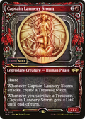 Captain Lannery Storm (Serial Numbered) (MUL-150Z) - Multiverse Legends: (Showcase) Foil