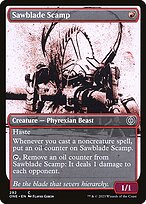 Sawblade Scamp (Showcase) (ONE-292) - Phyrexia: All Will Be One: (Showcase)