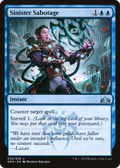 Sinister Sabotage (GRN-054) - Guilds of Ravnica Foil