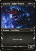 Dokuchi Shadow-Walker (Showcase) (NEO-339) - Kamigawa: Neon Dynasty: (Showcase)