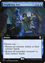 Perplexing Test (Extended Art) (C21-357) - Commander 2021: (Extended Art)