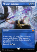 Alrund's Epiphany (Borderless) (KHM-295) - Kaldheim (Borderless)