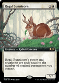 Regal Bunnicorn (Extended Art) (WOE-326) - Wilds of Eldraine: (Extended Art)