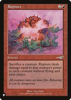 Rupture (LIST-NEM-97) - The List