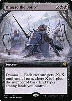 Drag to the Bottom (Extended Art) (DMU-401) - Dominaria United: (Extended Art)