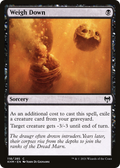 Weigh Down (KHM-118) - Kaldheim Foil