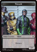 Villain // Robot Villain Double-Sided Token (025//026) (Surge Foil) (MSH-025/026) - Marvel Super Heroes Foil