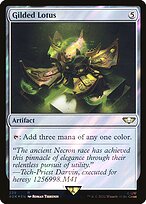 Gilded Lotus (Surge Foil) (40K-239) - Warhammer 40,000 Commander Foil