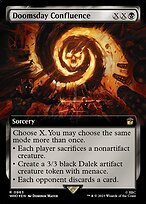Doomsday Confluence (Extended Art) (Surge Foil) (WHO-963) - Doctor Who: (Extended Art) Foil