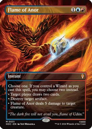 Flame of Anor (Borderless) (HOC-031) - The Hobbit: Eternal-Legal