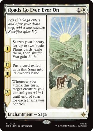 Roads Go Ever, Ever On (HOB-025) - The Hobbit Foil